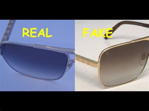 real vs fake louis vuitton sunglasses|real louis vuitton glasses.